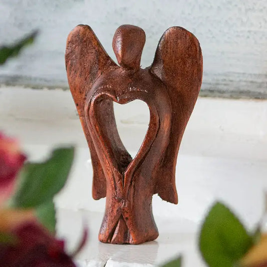Heart Angel Abstract Ornament