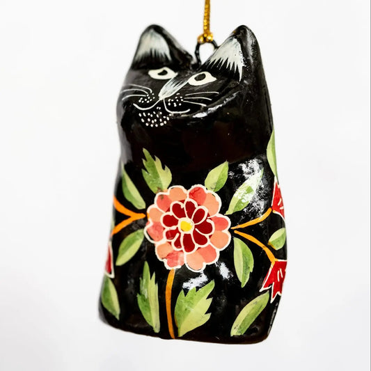 Indian 18 Floral Hanging Cat - INDIAN18CAT