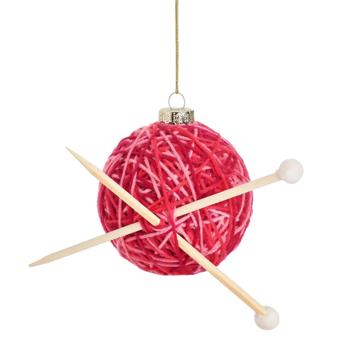 Knitting Ball Shaped Bauble - LINXM234