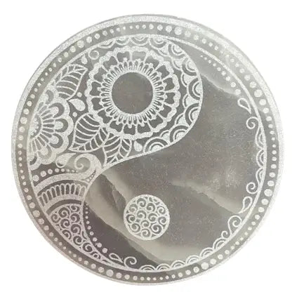 Large Charging Plate 18cm - Feng Shui - Stone of Cleansing & Neutralising - SEL11