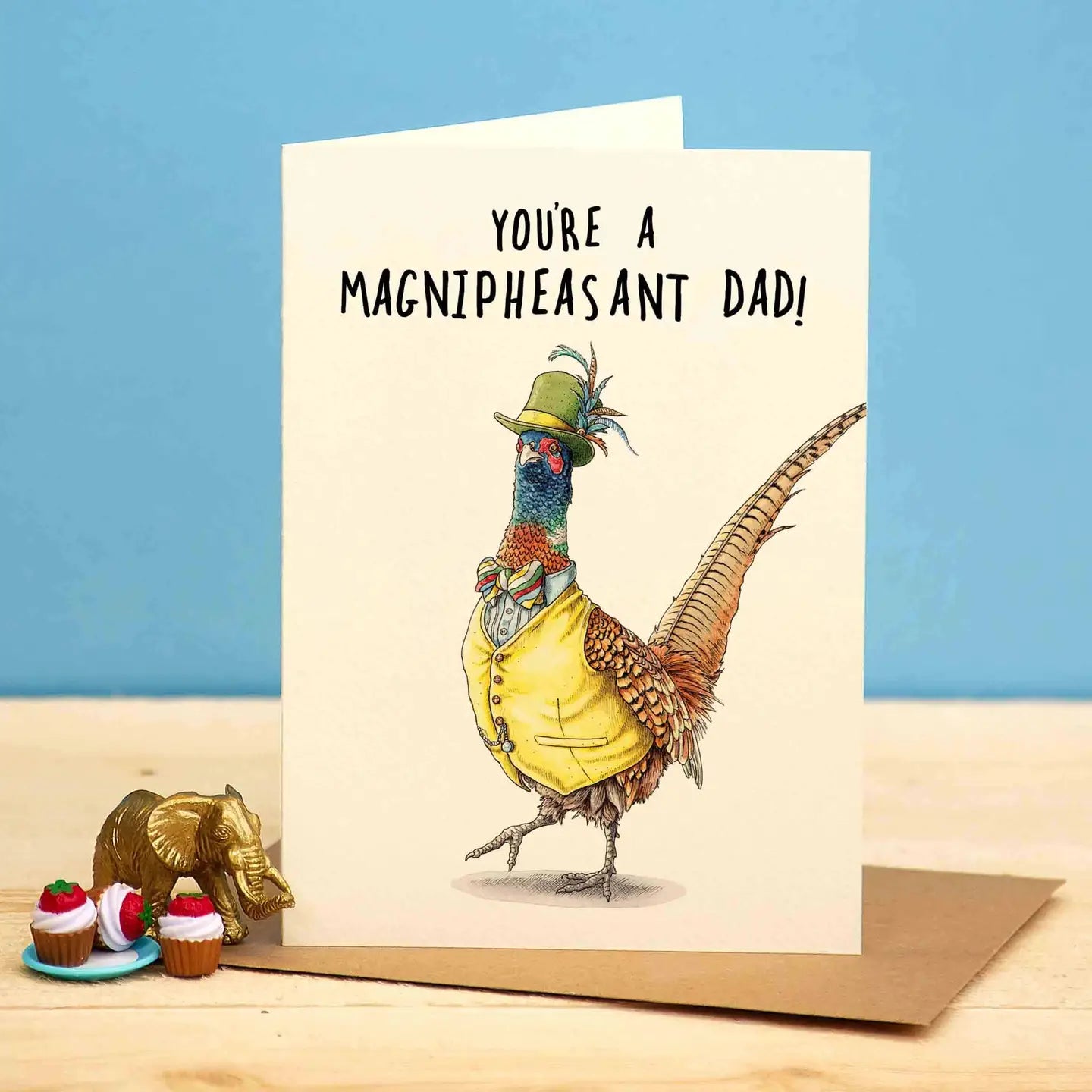 Magnipheasant Dad Card - Father's Day Greeting Card - FD09