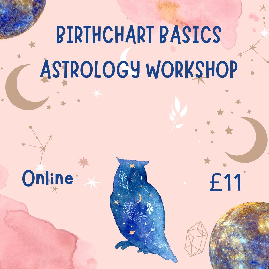 Online Birthchart Basics Astrology Workshop - AVAILABLE NOW