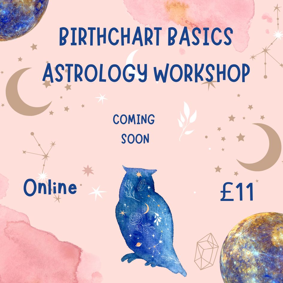 Online Birthchart Basics Astrology Workshop - AVAILABLE NOW