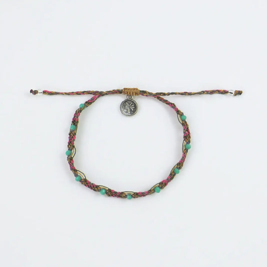 Vermelha Surf Handmade Bracelet - Natural Tones - Pineapple Island - PAP85