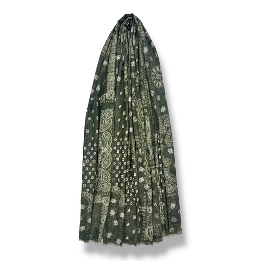 Paisley Patch Print - WV BANDANA KHAKI