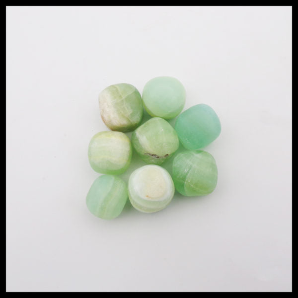 Pistachio Calcite Tumble Stone - The Stone of Serenity and Renewal