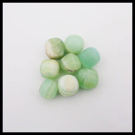 Pistachio Calcite Tumble Stone - The Stone of Serenity and Renewal