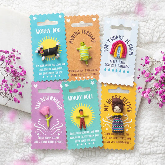Pocket Positivity Worry Doll Charms