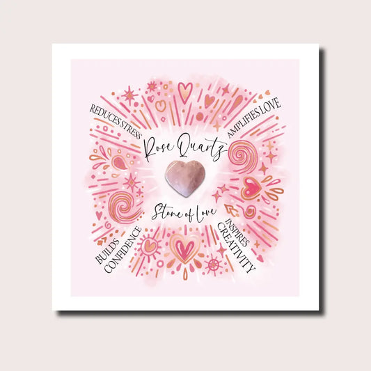 Sybil Love Rose Quartz Greeting Card - SYL01