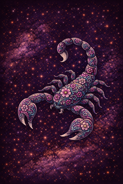 Zodiac Constellation Greeting Card - The Hare and the Moon