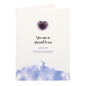 SPECIAL TO ME AMETHYST CRYSTAL HEART GREETING CARD