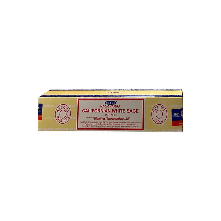 Satya Californian White Sage Incense Sticks