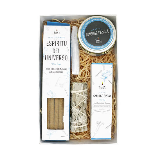 Shaman Kit - White Sage Gift Set in White Box- DD24