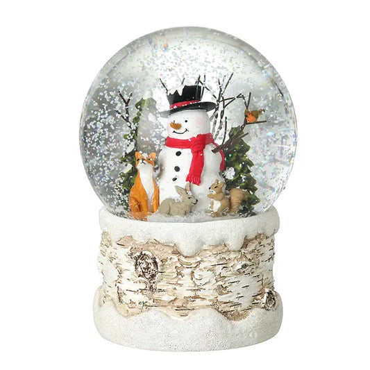 Snowglobe with Snowman and Animals
