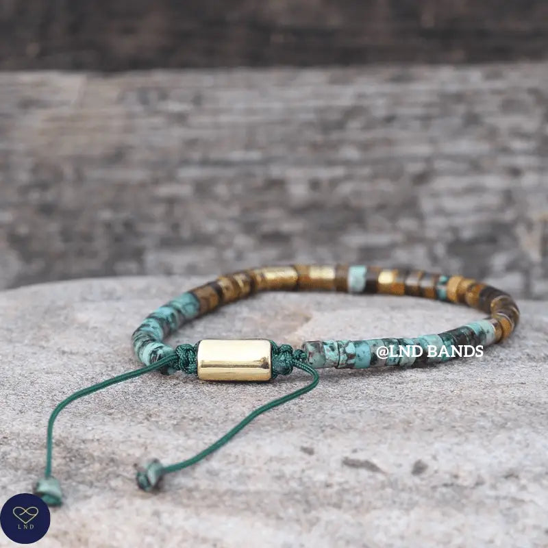Tibetan Natural Stone - African Turquoise beads - Strong As Fuck - 0429