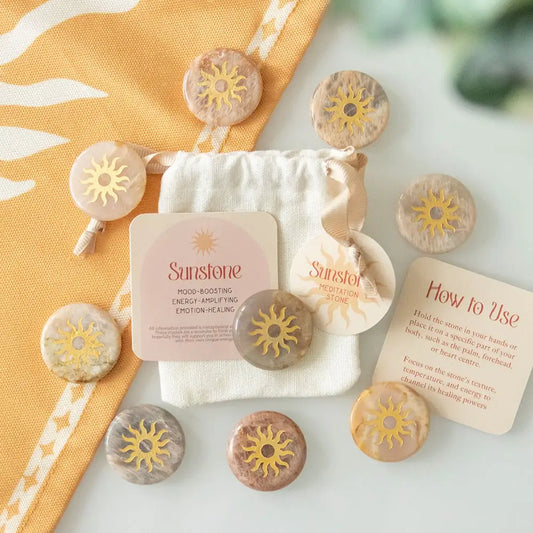Sunstone Summer Solstice Meditation Stones