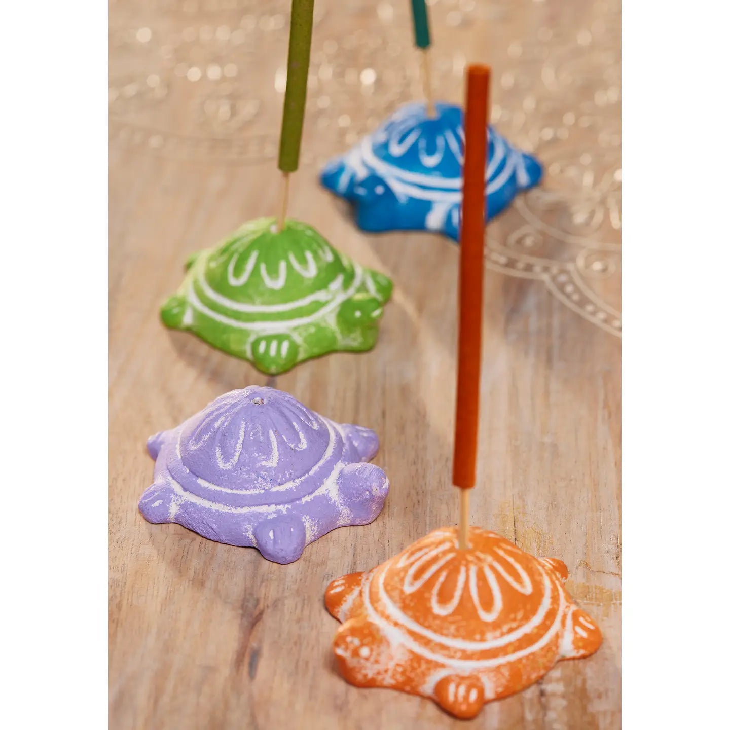 Terracotta Turtle Incense Holder-IH17