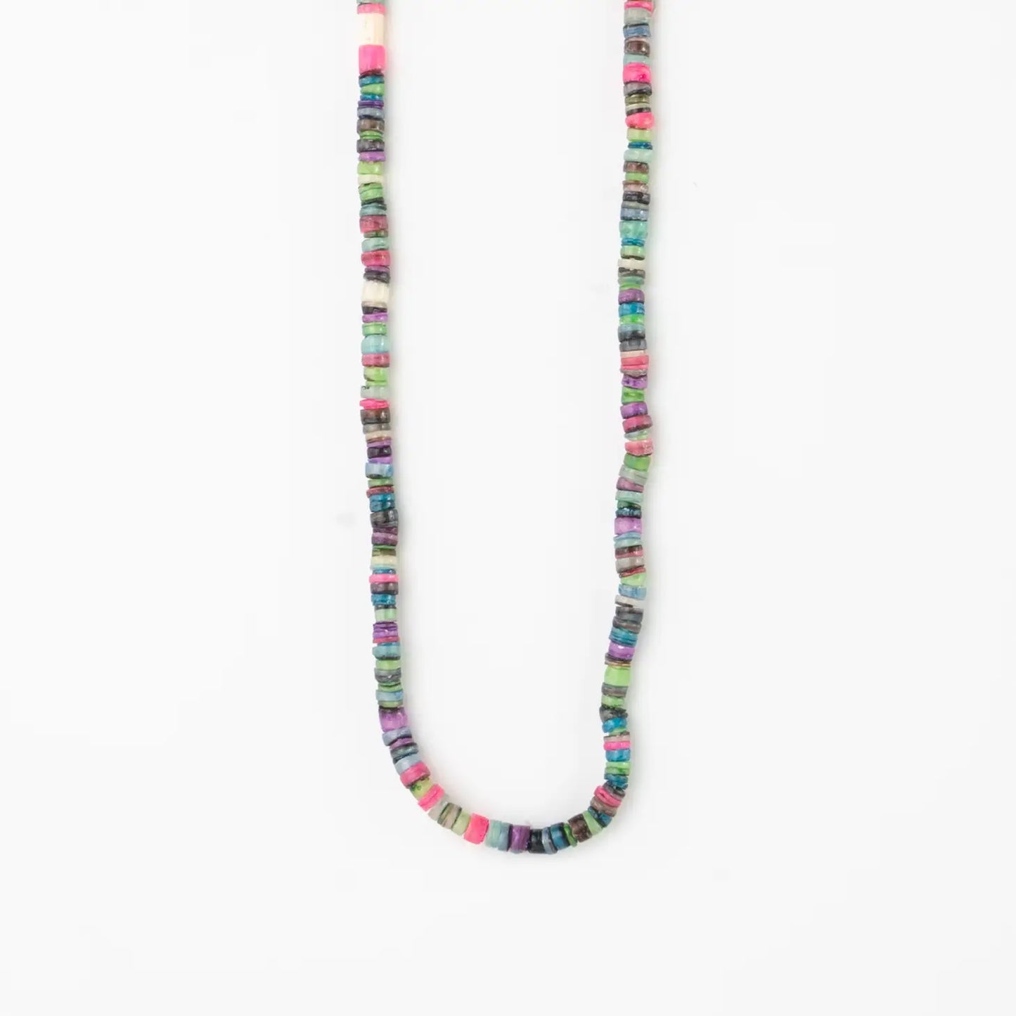 Tube  Beaded Necklace - P82