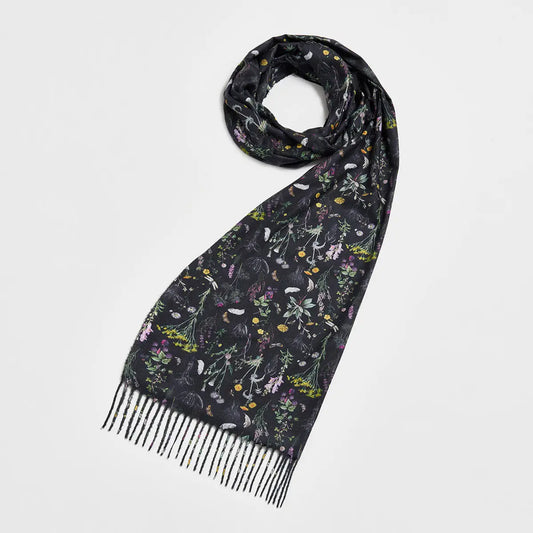 Wilderness Black Tassel Scarf - 49203