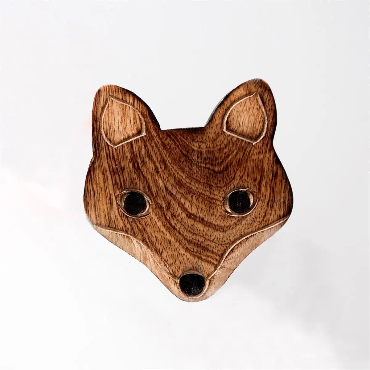 Wooden Fox Coasters - Set of 6 - NHC059