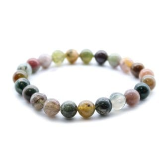 Ancient Wisdom Bracelets Moss Agate Power Bead Bracelet