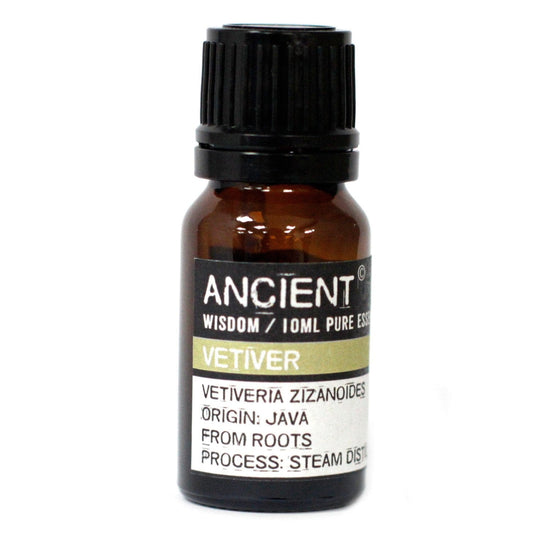 Ancient Wisdom Essential Oils & Fragrance 10 ml Vetivert Essential Oil