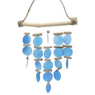 Ancient Wisdom Windchimes Blue Driftwood Chime