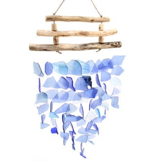 Ancient Wisdom Windchimes Three Stick Windchime - All Blues