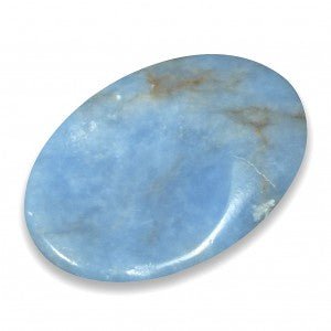 Angelite Thumb Stone - Peace and Calm - TS607 - The Hare and the Moon