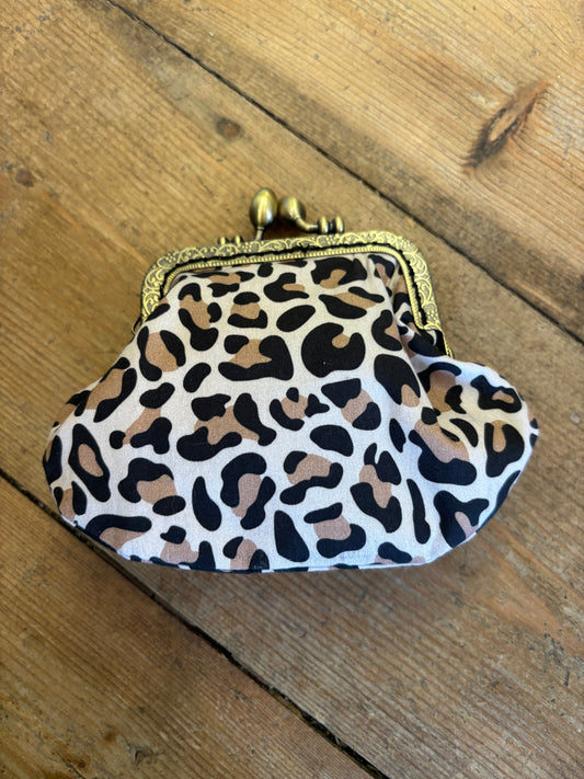 Animal Print Coin Purse - The Hare and the Moon