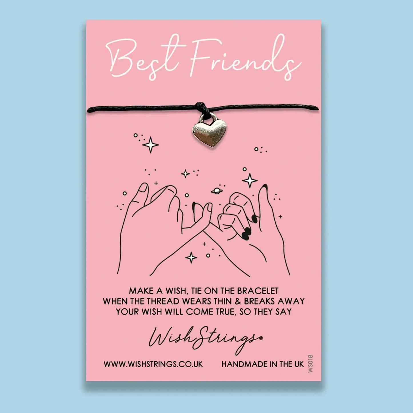 BEST FRIENDS PINKY PROMISE - WishStrings Bracelet - WS018 - The Hare and the Moon