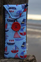 Blue Boats Print Glasses Case - The Hare and the Moon