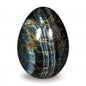 Blue Tiger's Eye Egg Stone - The Stone of Answers - EG555 - The Hare and the Moon
