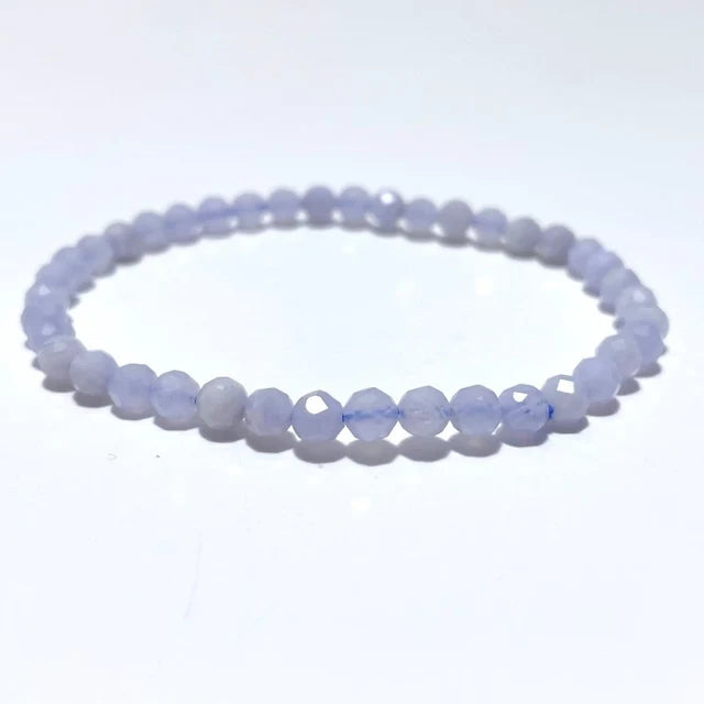 Multi-Faceted Blue Lace Agate Bracelet - MFB4