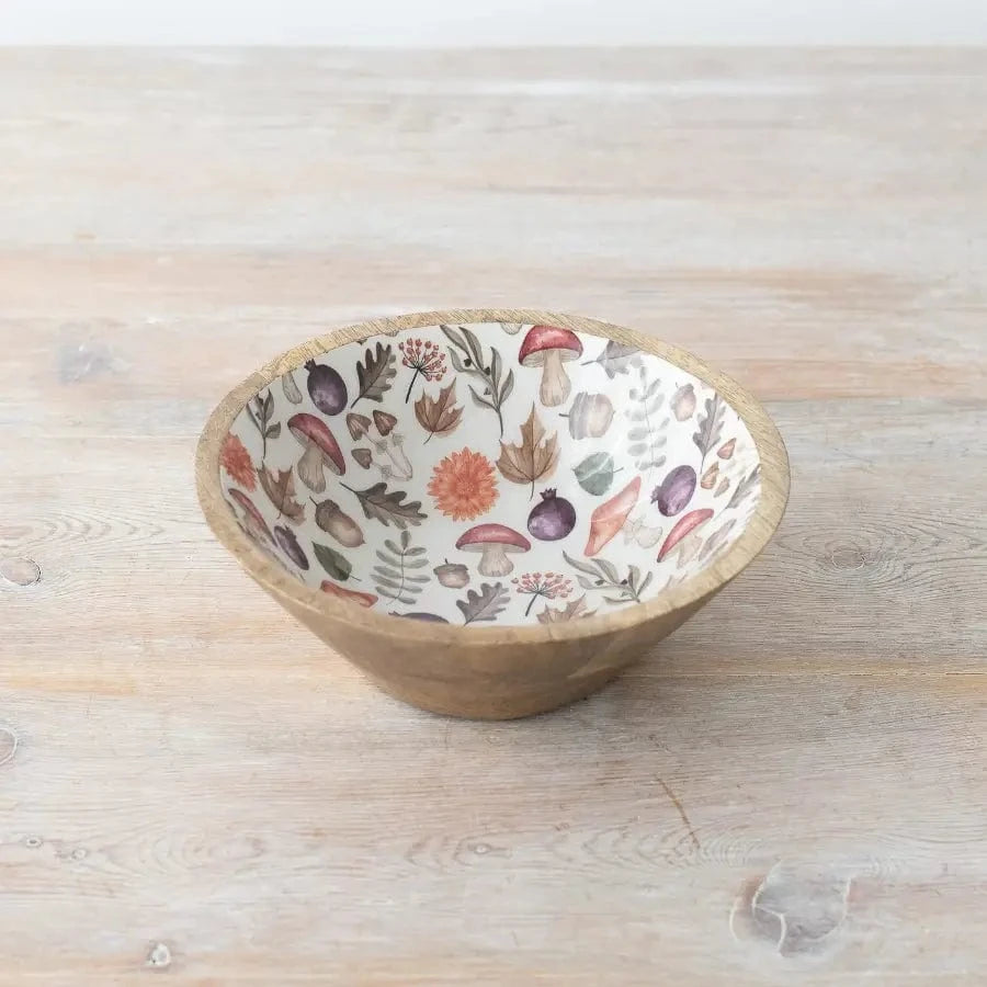 Gainsborough Giftware Bowls Autumnal Wooden Bowl, 17cm