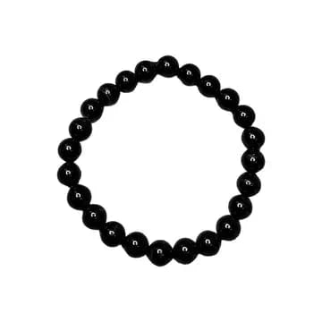 The Hare and The Moon Bracelets Black Onyx Power Bead Bracelet - The Stone of Recovery - PB85