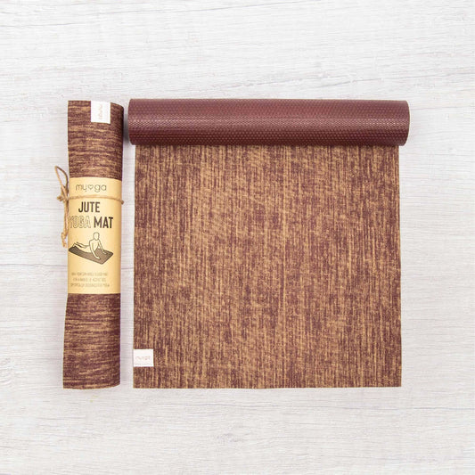 Jute Yoga Mats - Plum - RY1332