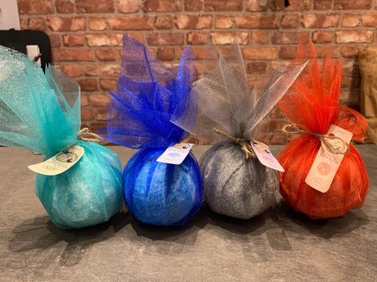 Crystal Bath Bombs with Hidden Gemstones - Choice of Element