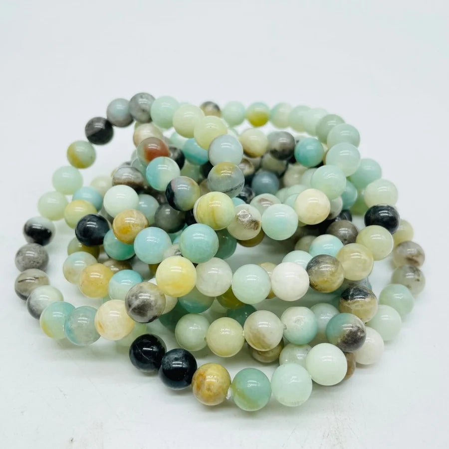 Caribbean Calcite Bead Bracelet - BS25