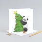 Wild Lines Cards Animal Christmas Card - Panda- WL910