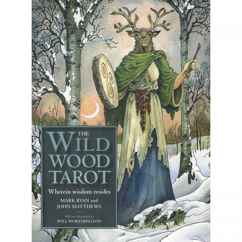 Cards & Book Set: The Wildwood Tarot - Mark Ryan & John Matthews - The Hare and the Moon