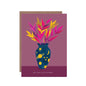 Hutch Cassidy Cards 'Cosmic Mum Vase' Greeting Card - HCWB189B