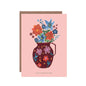 Hutch Cassidy Cards 'Flowers in Vase' Mum Greeting Card - HCWB258B