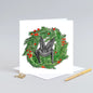 Wild Lines Cards Long-Eared Bat Christmas Greeting Card - WL907