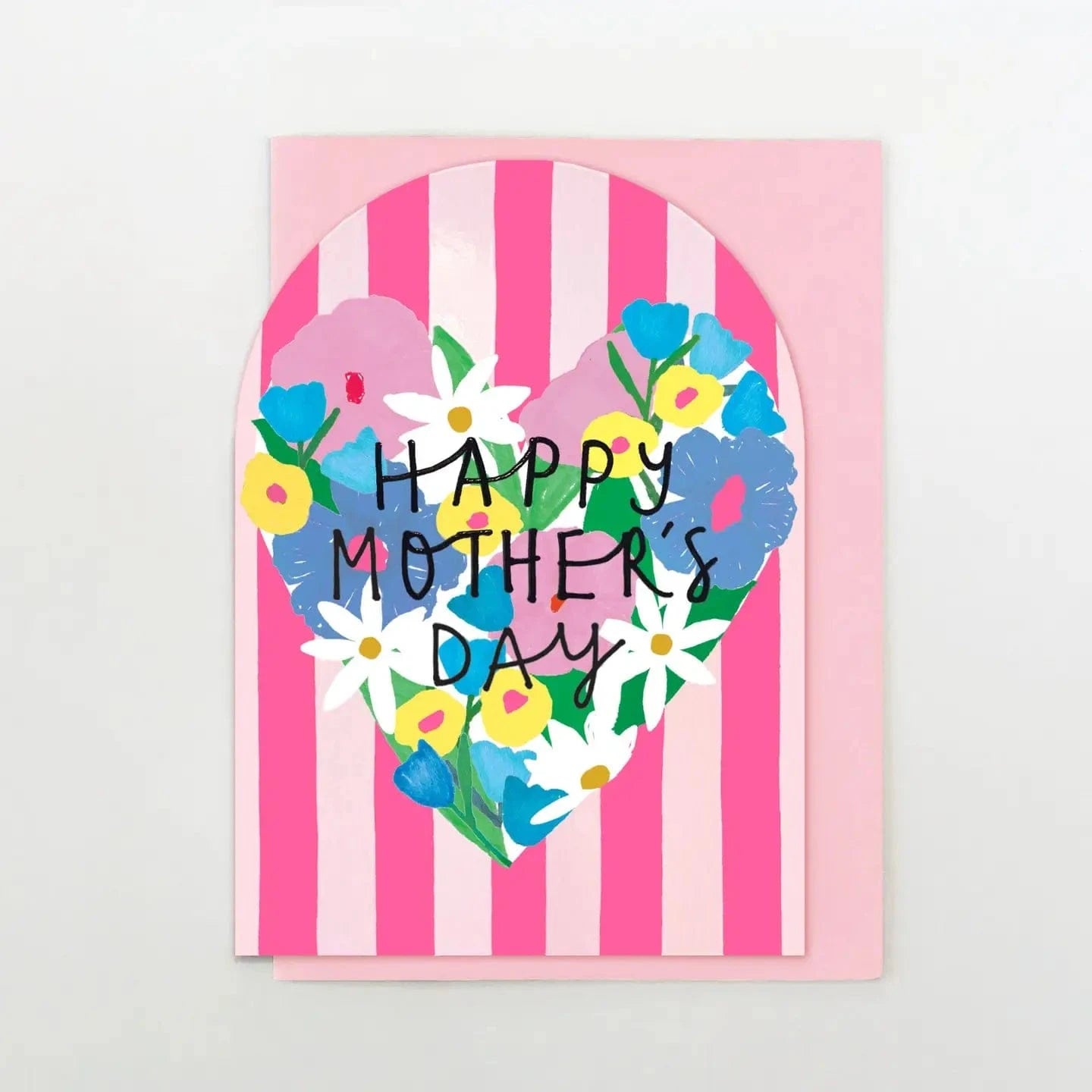 Stop the Clock Design Cards WF01 - Heart & Flowers Greeting Card