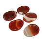 Carnelian Worry Stone - Stone of Warmth and Energy - Worry8 - The Hare and the Moon