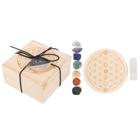 CHAKRA CRYSTAL GRID GIFT SET - The Hare and the Moon