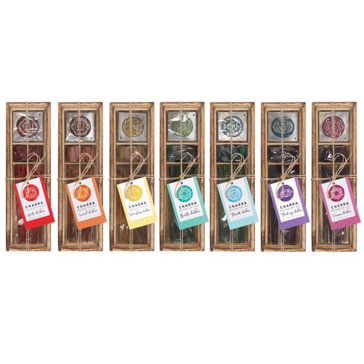 CHAKRA WOODEN INCENSE GIFT SET - The Hare and the Moon