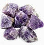 Chevron Amethyst Rough Stone - Stone of Healing and Beauty - The Hare and the Moon