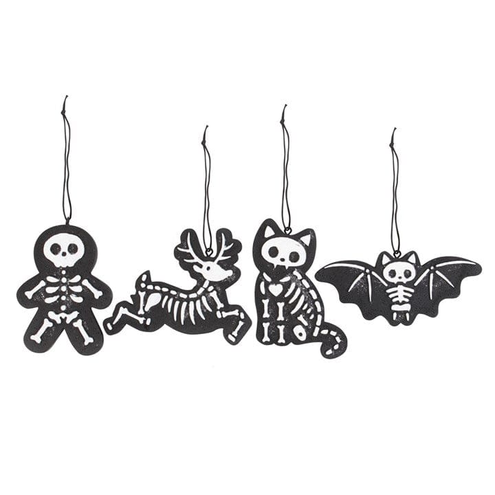 Sasse & Belle Christmas Decorations CREEPY SKELETON COOKIE ORNAMENTS - SOLD INDIVIDUALLY